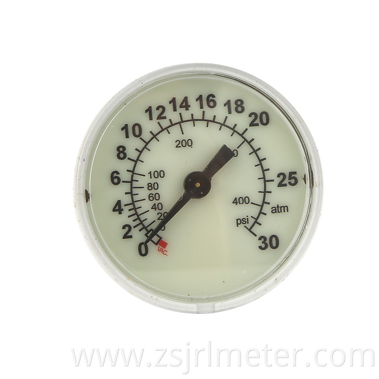 Hot selling good quality inflatable Medical device manometer arterial stent Back Mount inflatale pump pressure gauge